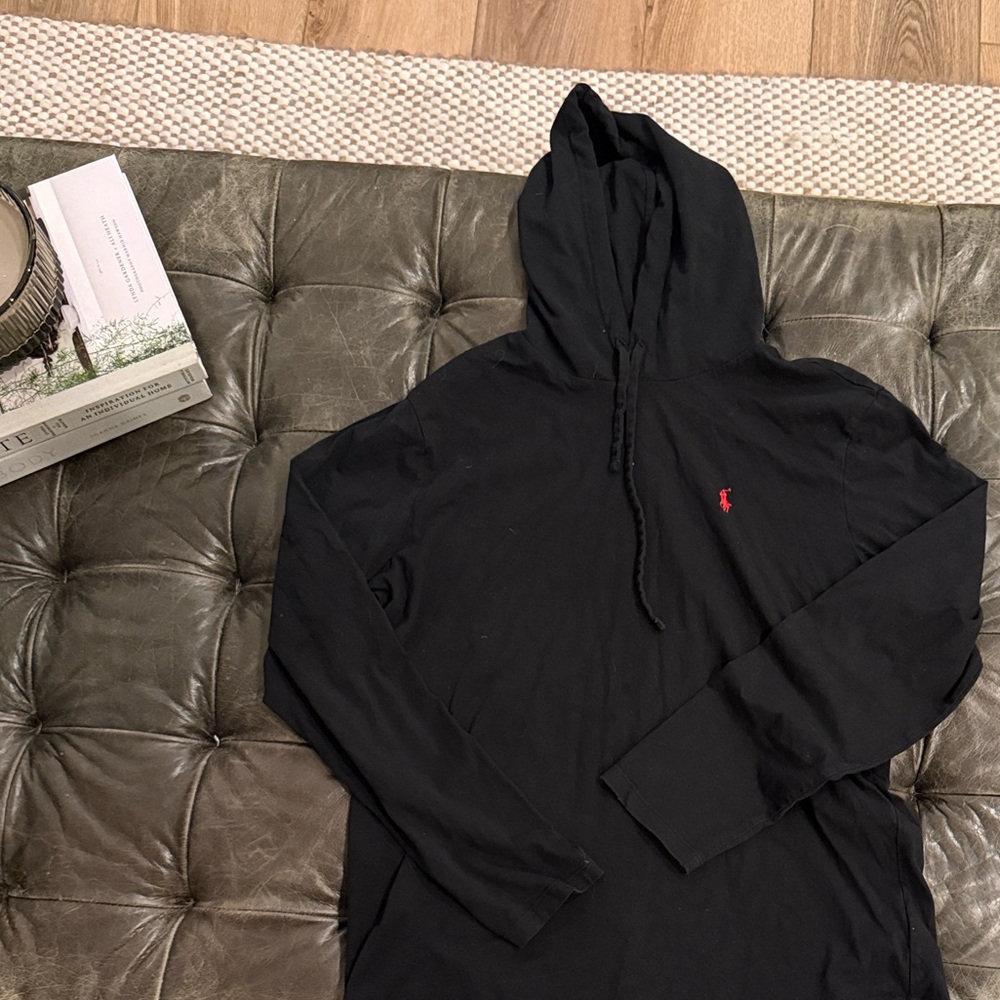 Polo Ralph Lauren Black Hoodie - Medium